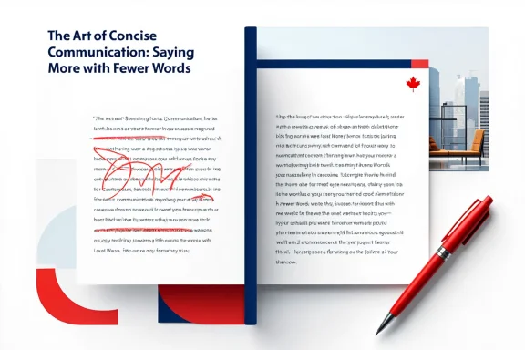 The Art of Concise Communication: Saying More with Fewer Words