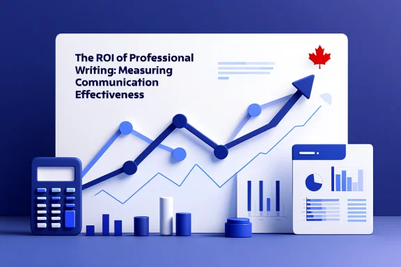 The ROI of Professional Writing: Measuring Communication Effectiveness
